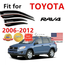 Load image into Gallery viewer, FOR 2006 - 2012 TOYOTA Rav4 OE JDM STYLE WINDOW VISOR VENT RAIN GUARD DEFLECTOR
