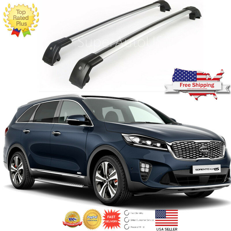 Top Roof Rack Fit FOR 2014-2019 KIA SORENTO Baggage Luggage Cross Bar New set