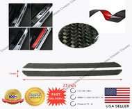 For Acura TLX Carbon Fiber Look Scuff Plate Door Sill Panel Step Protector Kit