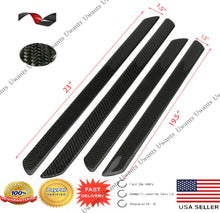 Load image into Gallery viewer, Fit Honda	CR-V Carbon Fiber Look Scuff Plate Door Sill Panel Step Protector Kit
